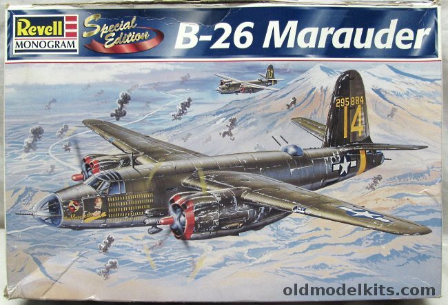 Monogram 1/48 Martin B-26 C or B Marauder - 553 BS 386 BG 9th AF 'Miss Mary' Italy 1944 / 441 BS 320 BG 42 BW 12th AF 'Thumper II' Italy 1944 / 441 BS 320 BG 42 BW 12th AF 'Miss Manchester' Italy 1944, 85-5510 plastic model kit